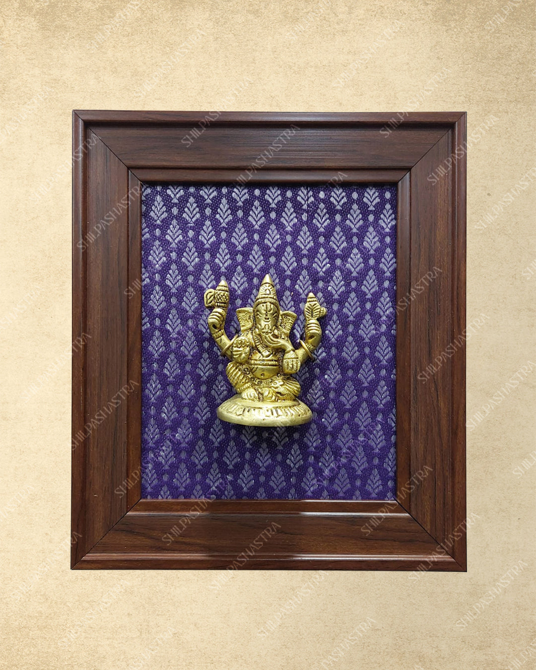 Brass Idol in Fibre Frame