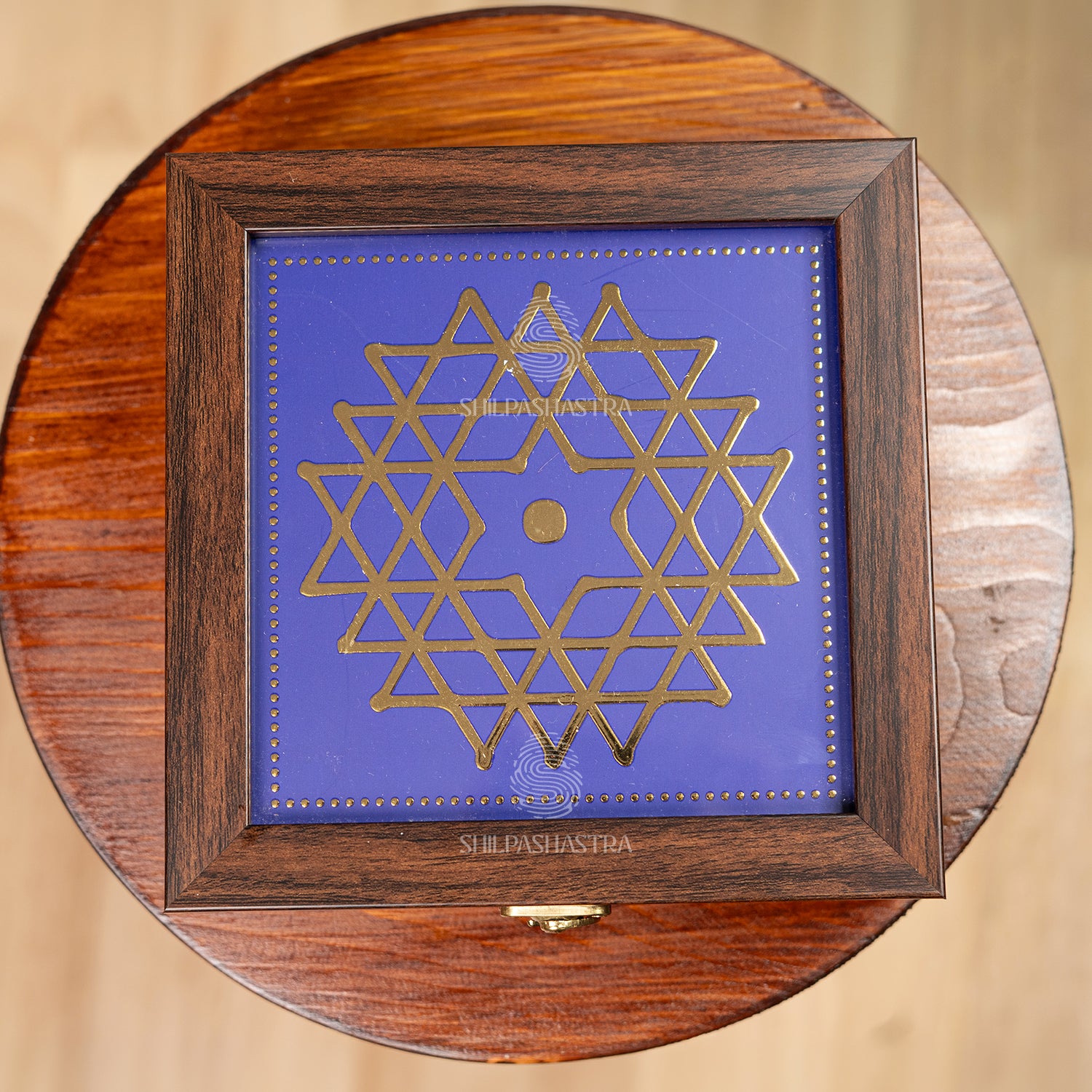 4x4 Inch Gold Foil Printed Jewel Box – Premium Jewellery & Gift Box