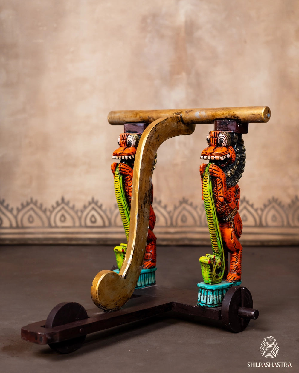 Heritage Handcrafted Wooden Baby Walker – Traditional Design