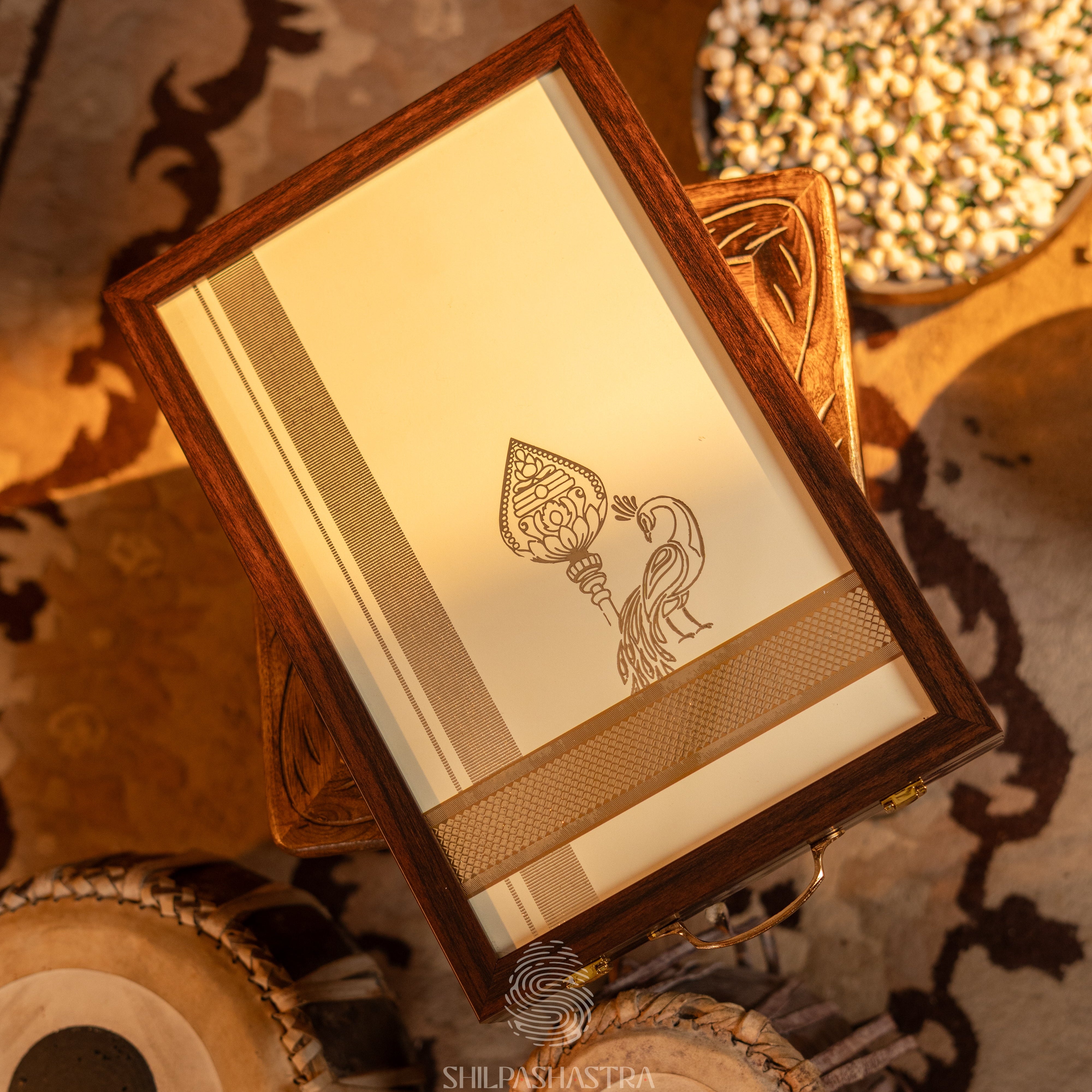 Veshti Box - Velum Mayilum Motif