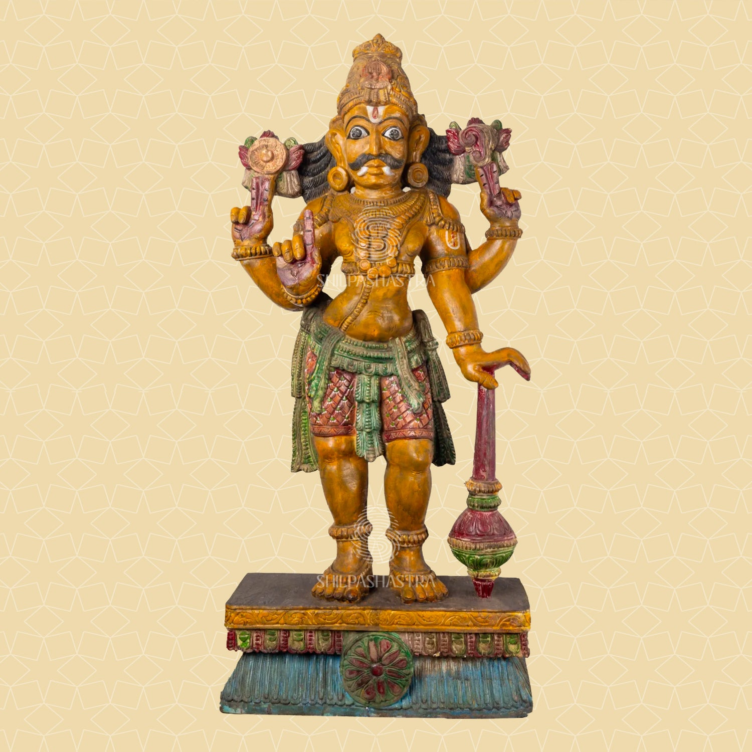 Dwarabalagar Handcrafted Wooden Guardians