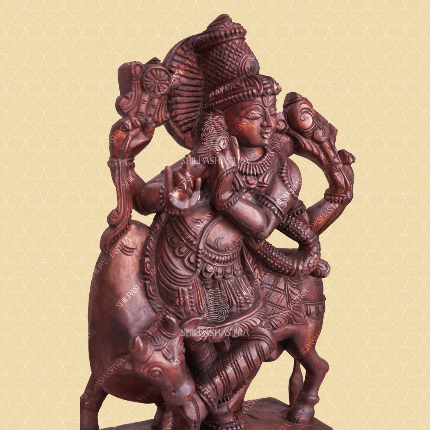 Venugopalan Handcrafted Wooden Idol