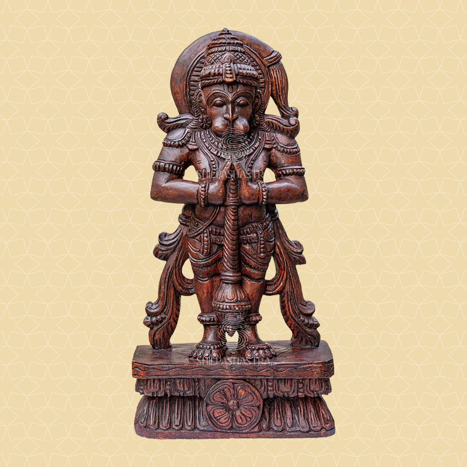 Lord Hanuman in Namaskara Mudra | Handcrafted