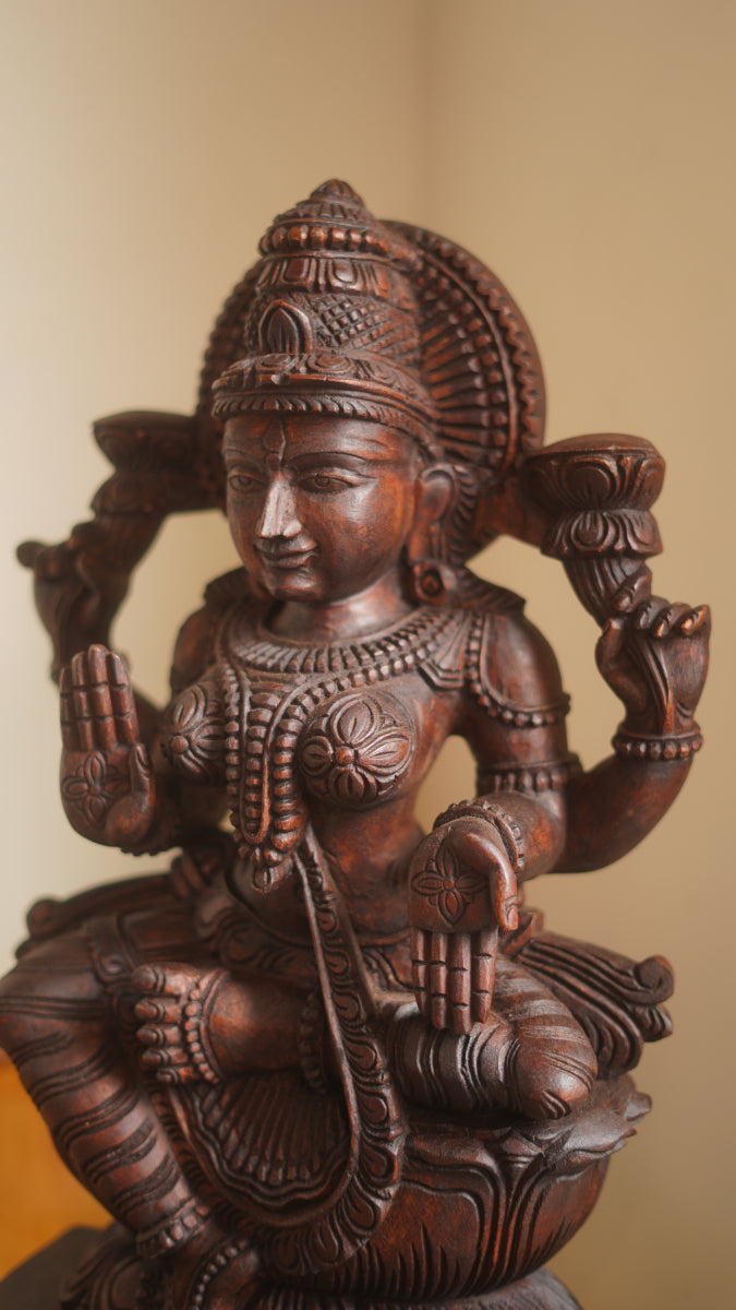 Goddess Lakshmi Idol – Traditional South Indian Art