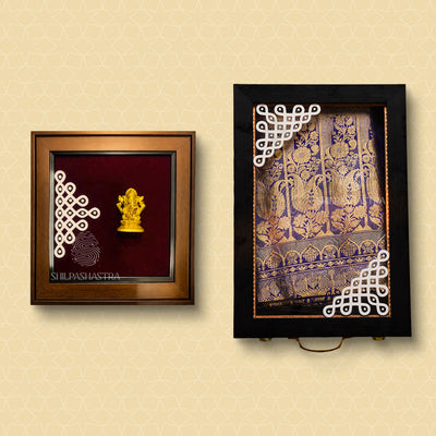 Heritage Saree Box & Ganesha Frame Combos – Traditional Gift Sets for Weddings & Home Décor