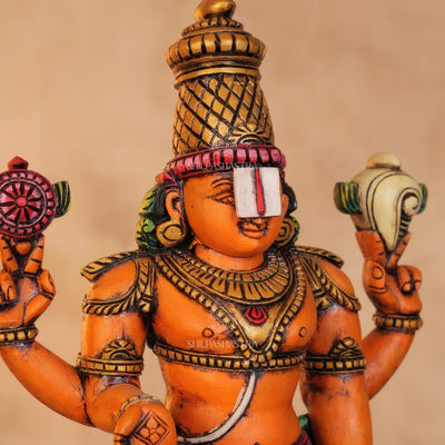 Kalyana Srinivasa Perumal Handcrafted Wooden Idol