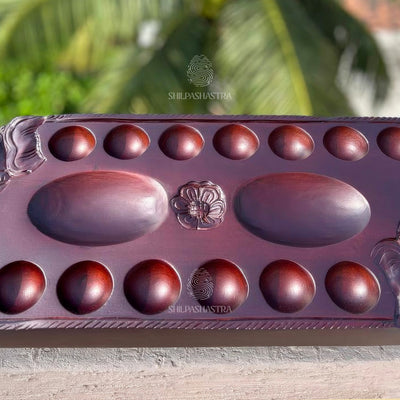 Elephant Pallanguzhi – Traditional Melamine Finish Heritage Game Board