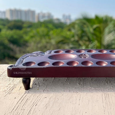 Elephant Pallanguzhi – Traditional Melamine Finish Heritage Game Board