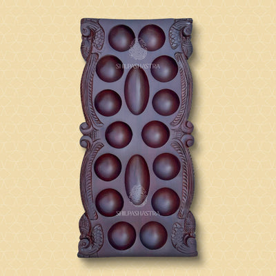 Parrot Pallanguzhi – Traditional Melamine Finish Heritage Game Board