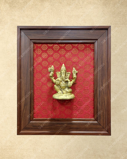 Brass Idol in Fibre Frame