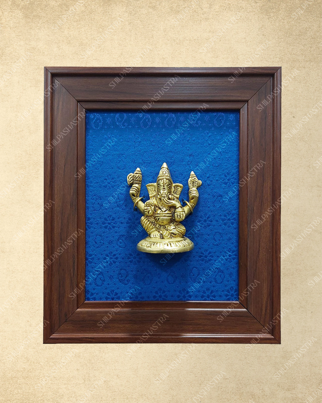 Brass Idol in Fibre Frame