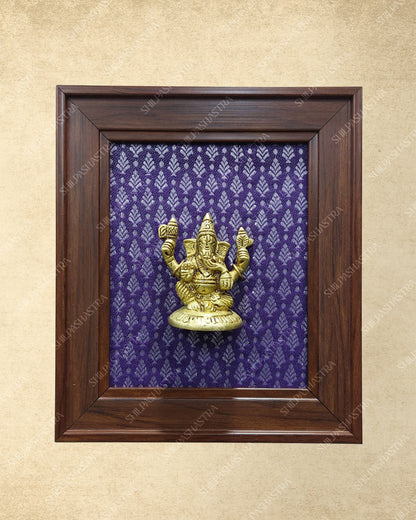 Brass Idol in Fibre Frame