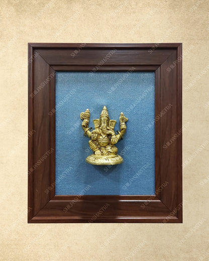 Brass Idol in Fibre Frame