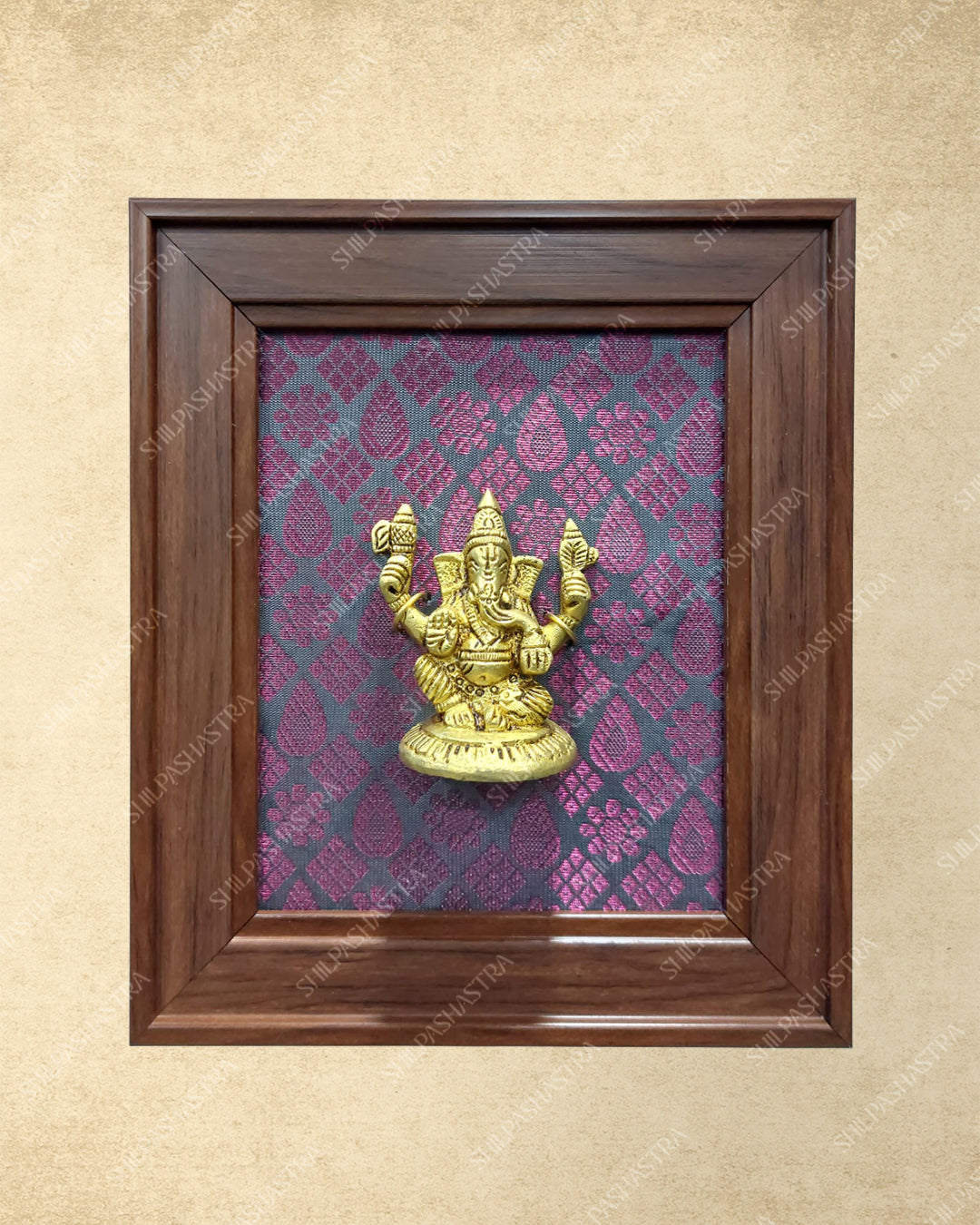 Brass Idol in Fibre Frame