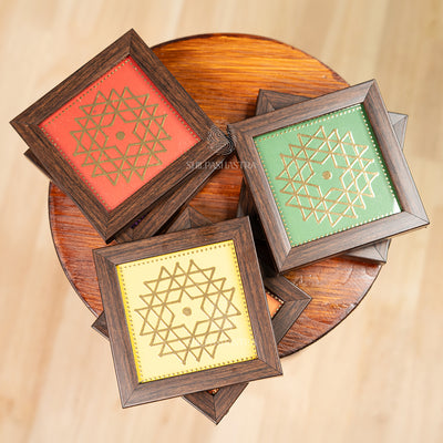 4x4 Inch Gold Foil Printed Jewel Box – Premium Jewellery & Gift Box