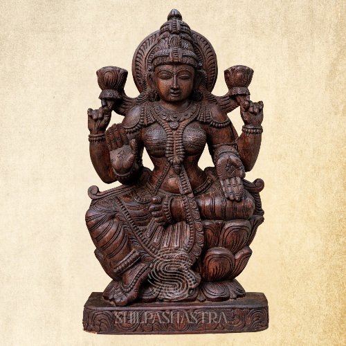 Magnificent Handcrafted Goddess Lakshmi Idol -  3 Feet