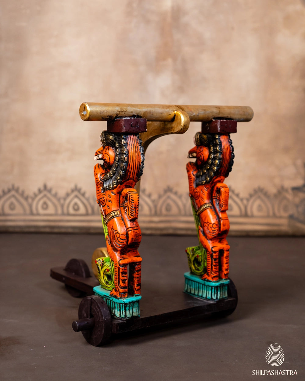 Heritage Handcrafted Wooden Baby Walker – Traditional Design