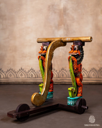 Heritage Handcrafted Wooden Baby Walker – Traditional Design