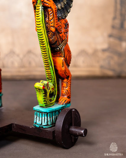 Heritage Handcrafted Wooden Baby Walker – Traditional Design