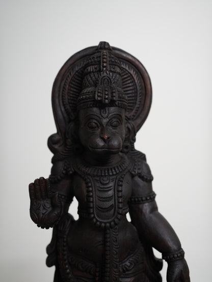 Lord Hanuman Idol - Handcrafted South Indian Art
