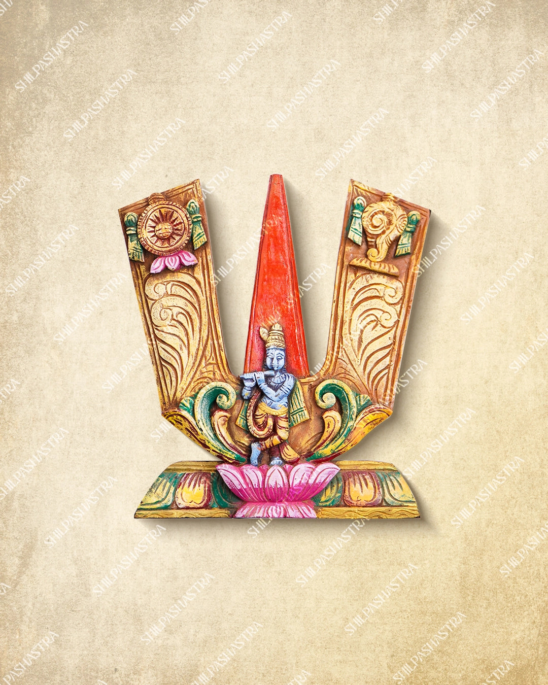 Multicolored Thirumaal Thirumann Wall Decor