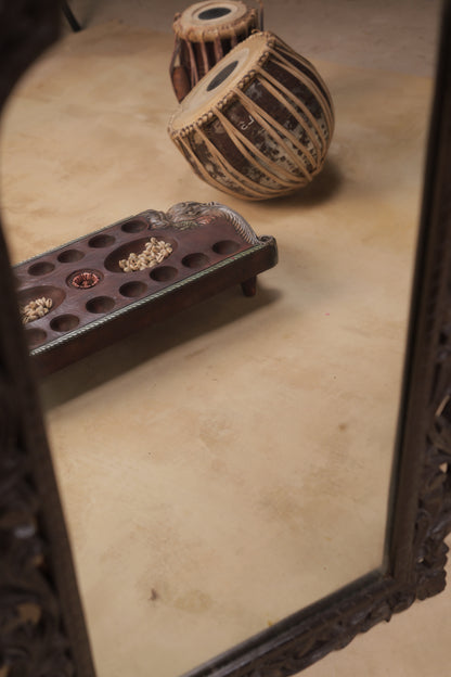 Handcrafted Pallanguli Board – Elephant Motif