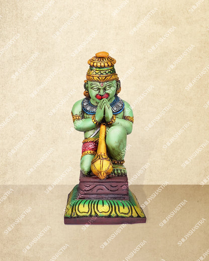 Sri Ramar, Seetha, Lakshmanan & Hanuman Handcrafted Wooden Set