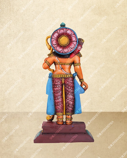 Sri Ramar, Seetha, Lakshmanan & Hanuman Handcrafted Wooden Set