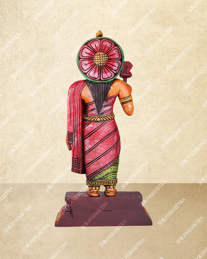 Sri Ramar, Seetha, Lakshmanan & Hanuman Handcrafted Wooden Set