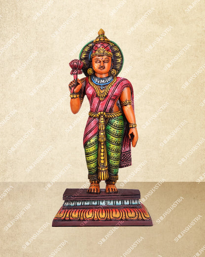 Sri Ramar, Seetha, Lakshmanan & Hanuman Handcrafted Wooden Set