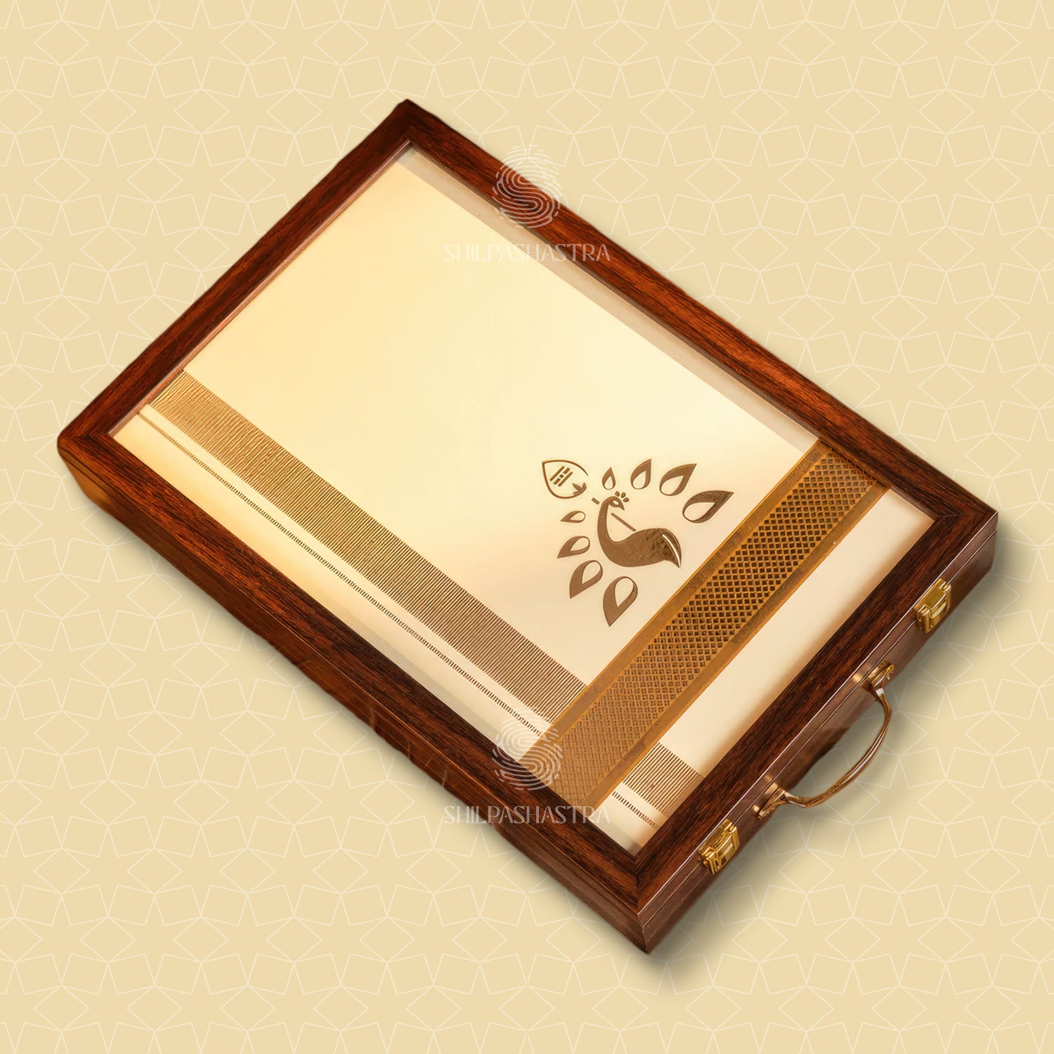 Veshti Box - Mayil Motif