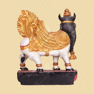 Kamadhenu Handcrafted Wooden Idol