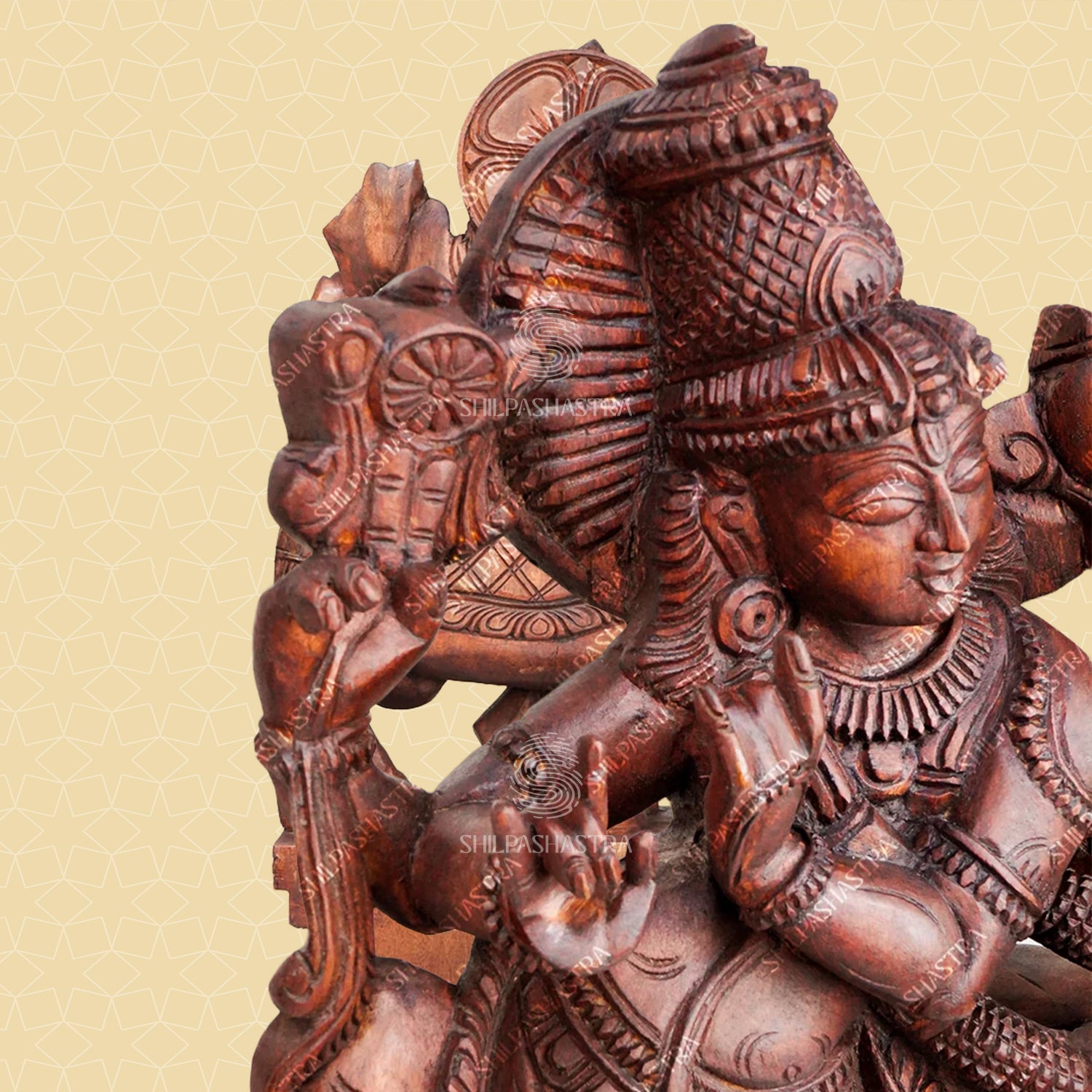 Venugopalan Handcrafted Wooden Idol