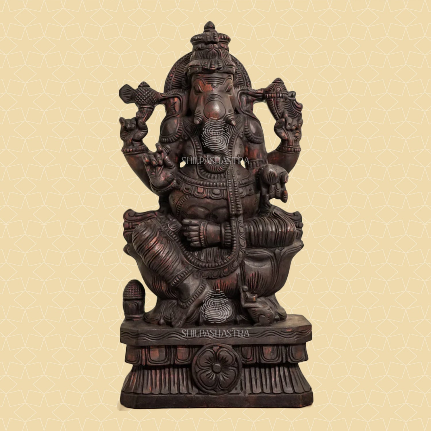 Sri Vinayaka Ganesha Idol – Handcrafted South Indian Art