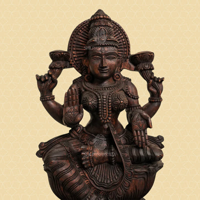 Magnificent Handcrafted Goddess Lakshmi Idol -  3 Feet