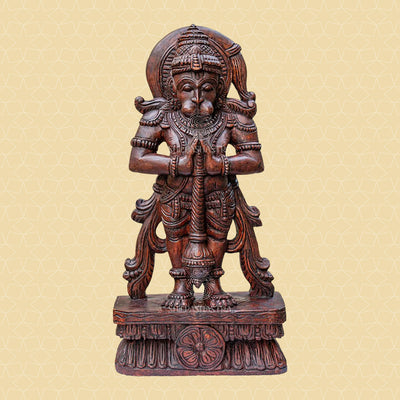 Lord Hanuman in Namaskara Mudra | Handcrafted