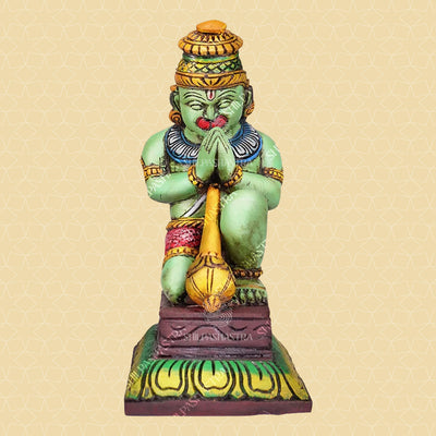 Sri Ramar, Seetha, Lakshmanan & Hanuman Handcrafted Wooden Set