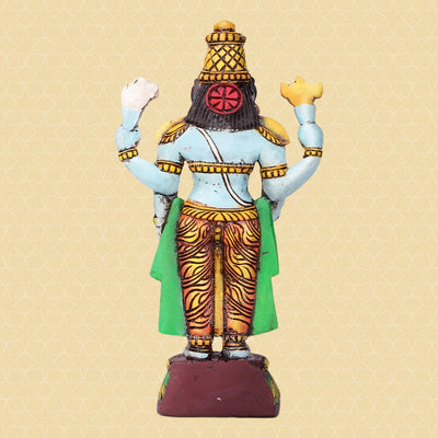 Srinivasa Perumal Handcrafted Wooden Idol