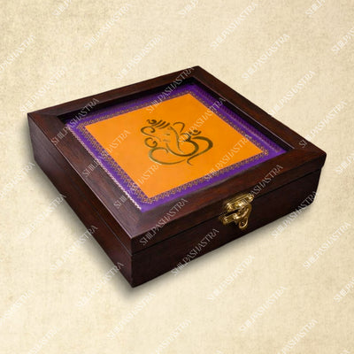8x8 Inch Fiber Jewel Box – Compact Storage & Gift Box