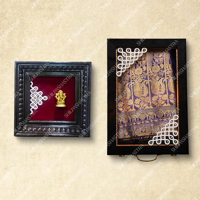 Heritage Saree Box & Ganesha Frame Combos – Traditional Gift Sets for Weddings & Home Décor