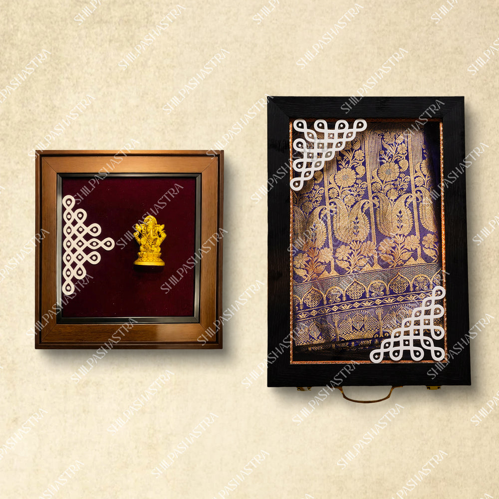 Heritage Saree Box & Ganesha Frame Combos – Traditional Gift Sets for Weddings & Home Décor