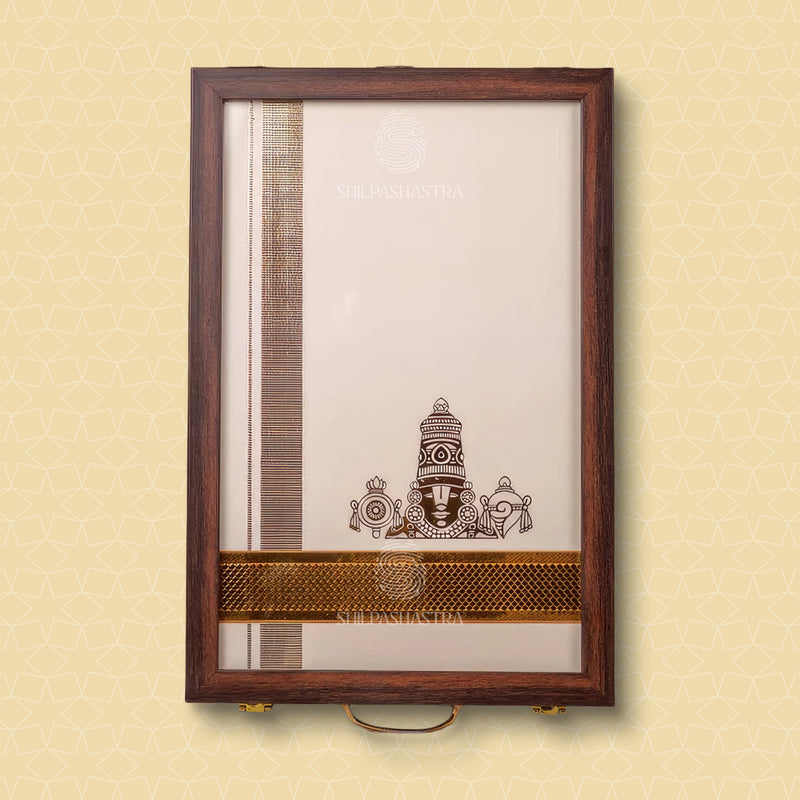 Veshti Box - Perumal Motif