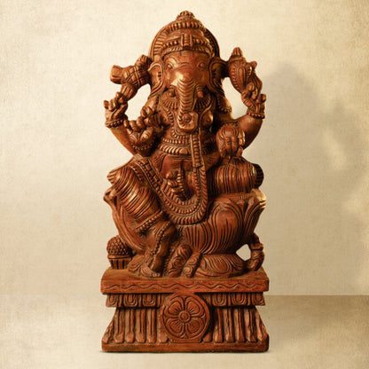 Shilpashastra_wood_scuplture_Ganesh