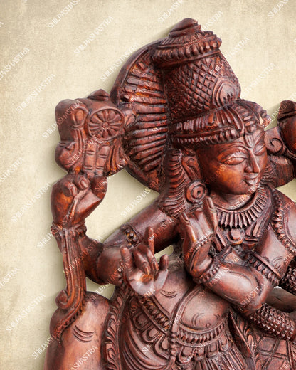 Venugopalan Handcrafted Wooden Idol
