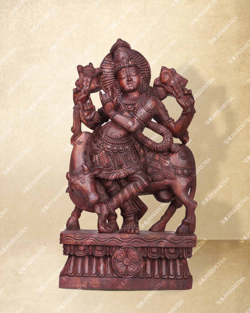 Venugopalan Handcrafted Wooden Idol