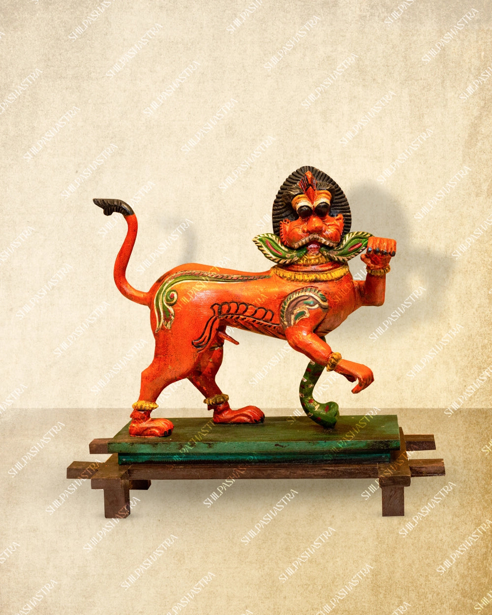 Yaazhi Handcrafted Wooden Vaahanam