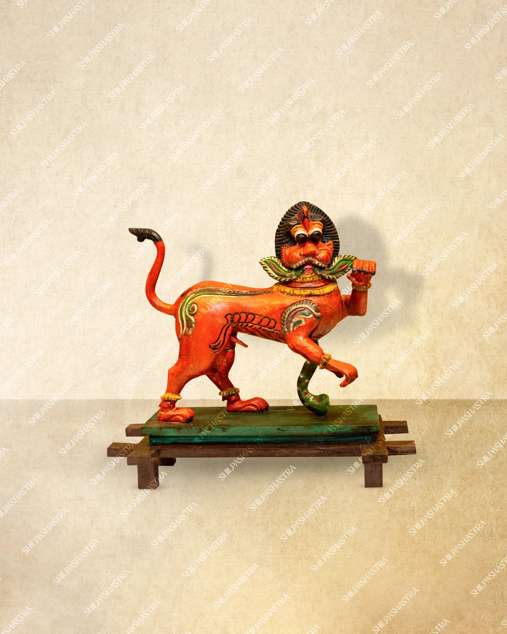 Yaazhi Handcrafted Wooden Vaahanam