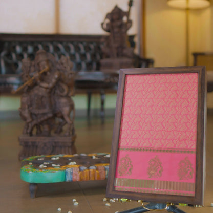 Saree Box - Pink Jacquard