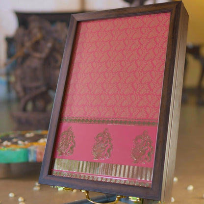 Saree Box - Pink Jacquard