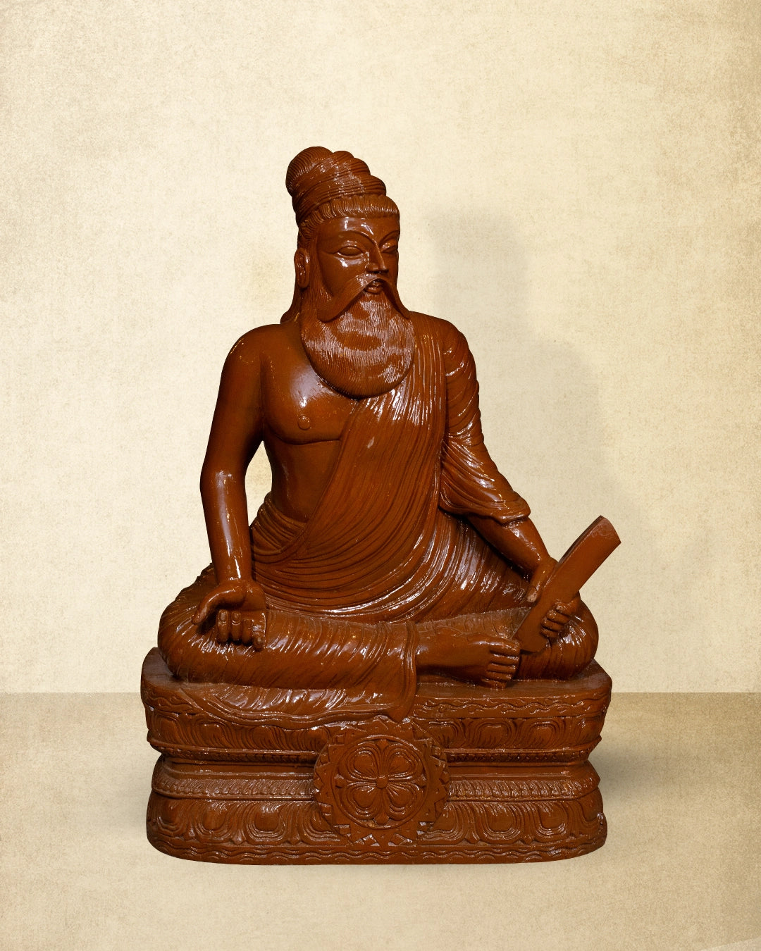 Thiruvalluvar Handcrafted Wooden Idol